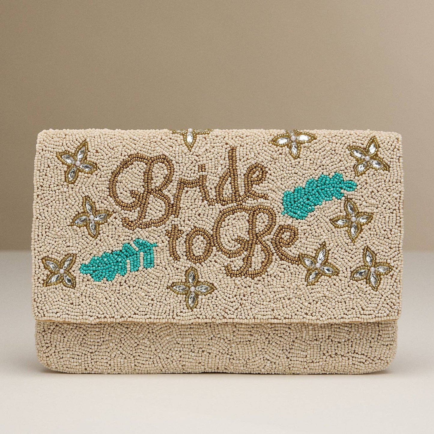 Beaded "Bride to Be" Clutch Purse