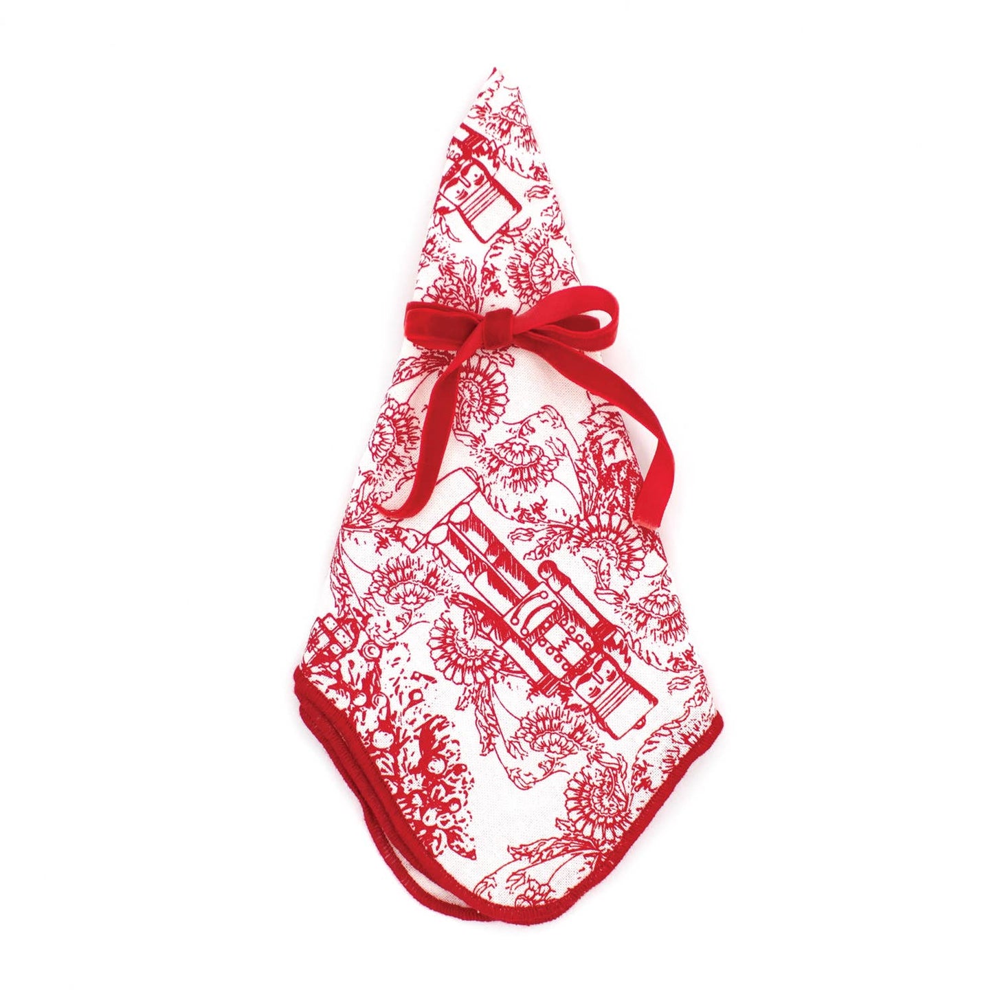 Classic Nutcracker Scalloped Dinner Napkin