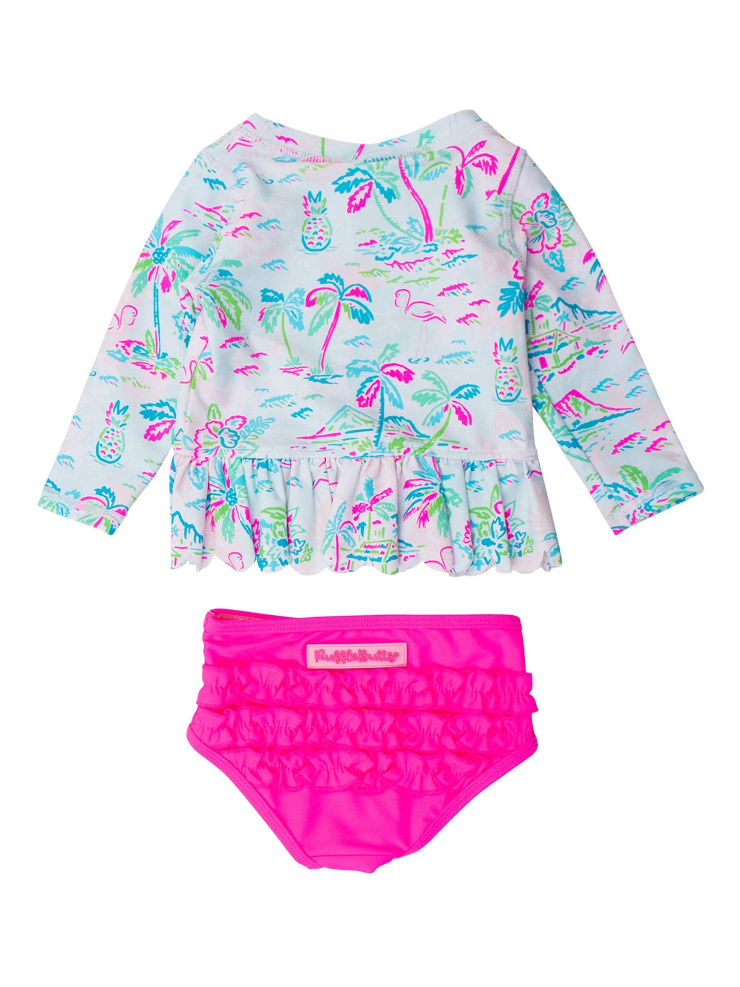 Girls Tropical Resort Two-Piece Swimsuit