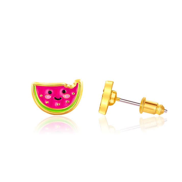 One in a Melon Cutie Stud Earrings