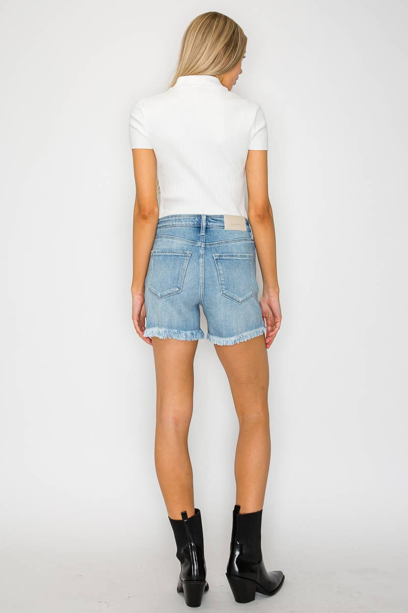 Eco-Friendly High Rise Crossover Shorts