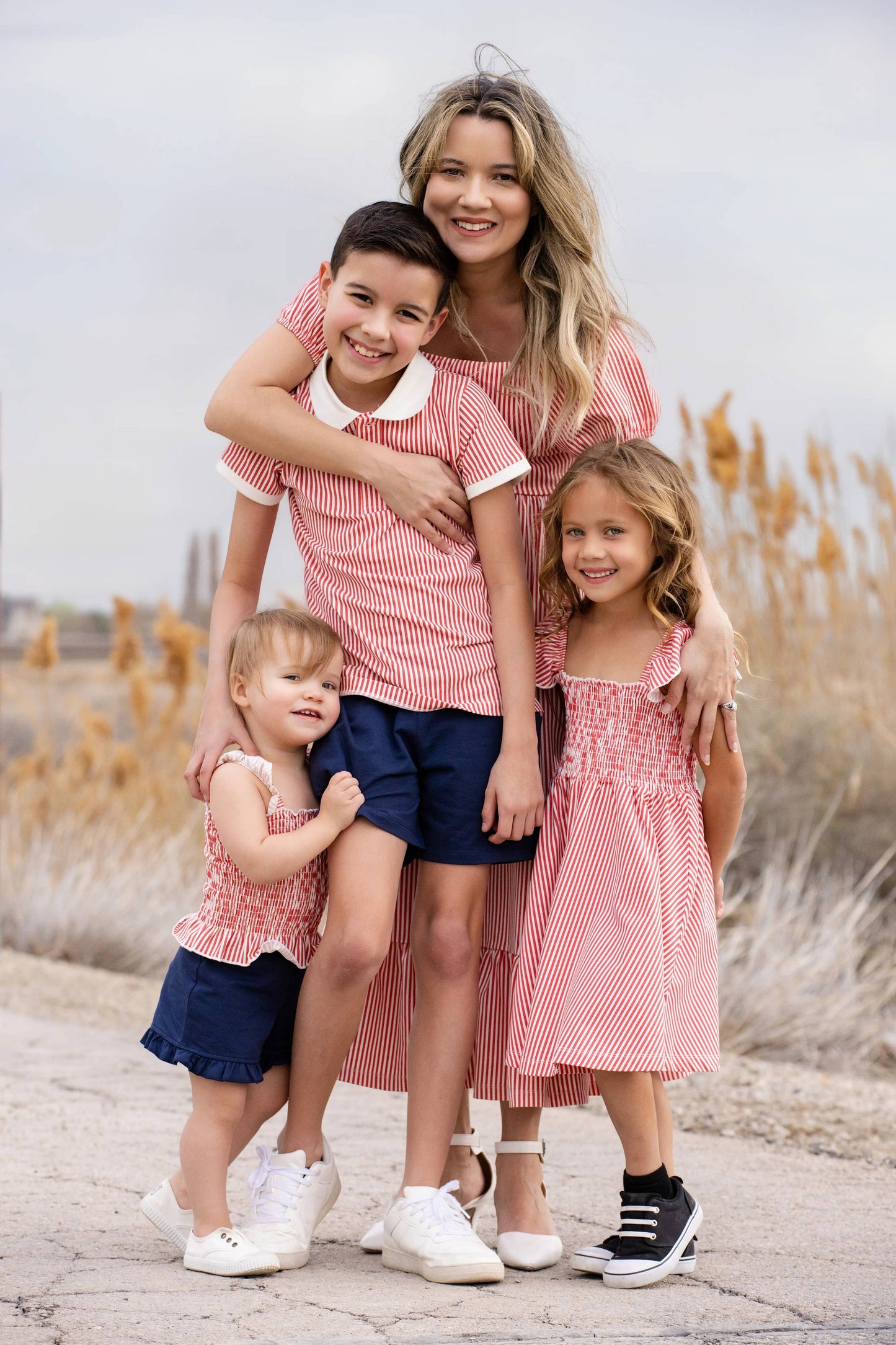 Smocked Top + Ruffle Shorts
