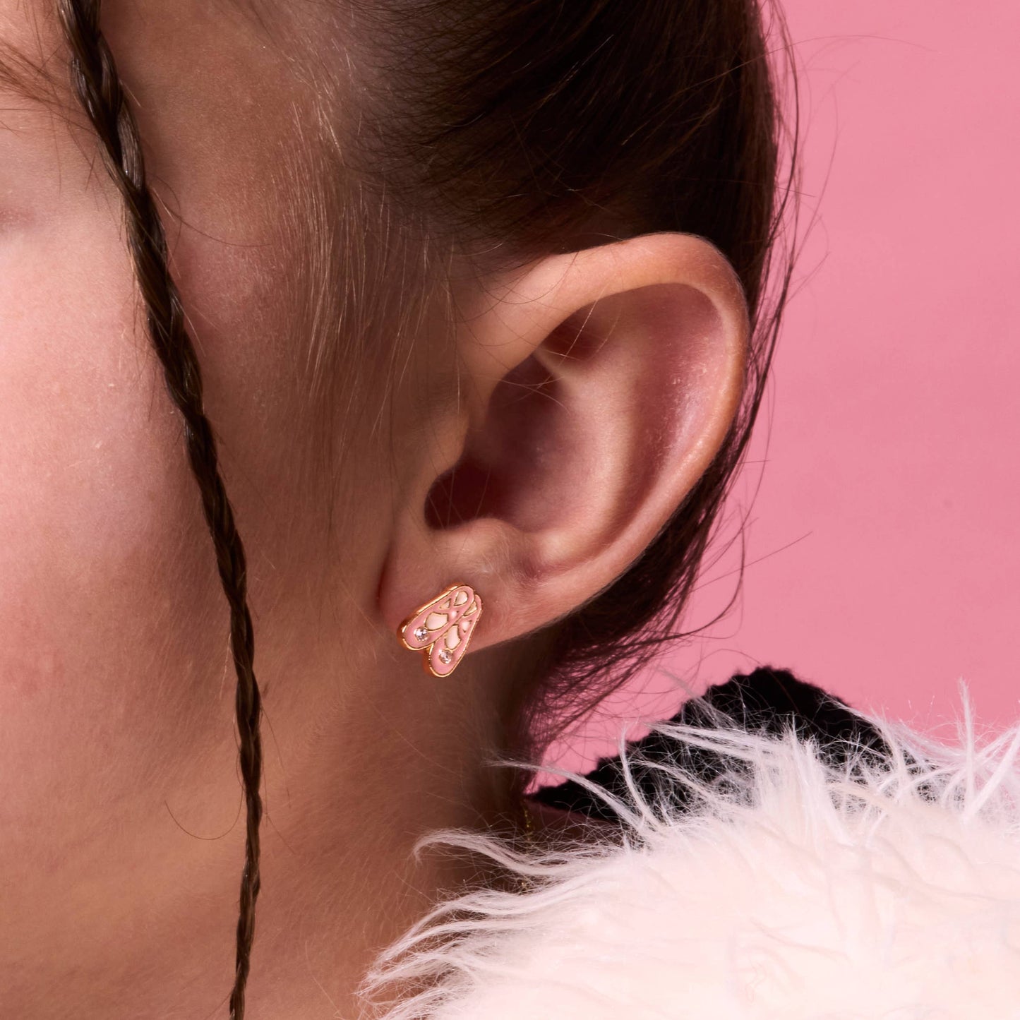 Ballet Slippers Cutie Stud Earrings