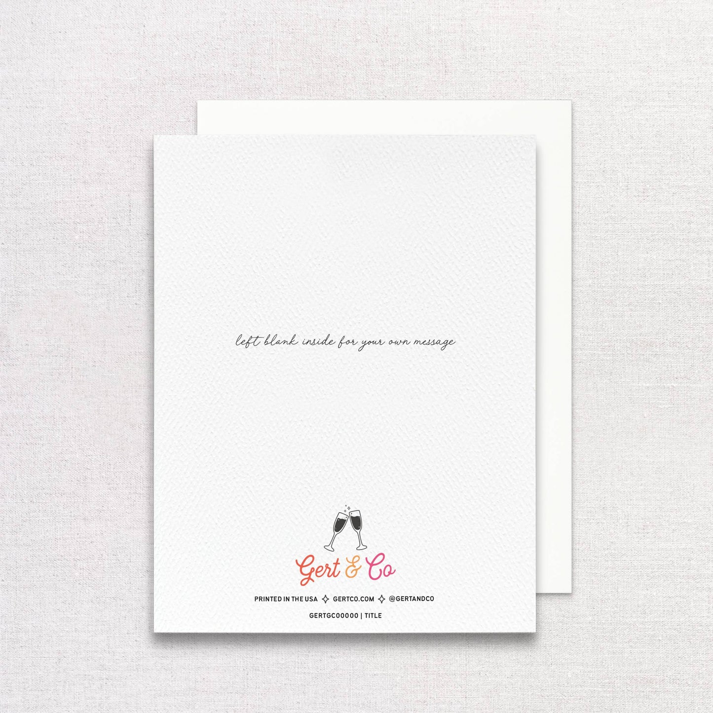 Watercolor Seaside Crest Greeting Card | Coastal Card
