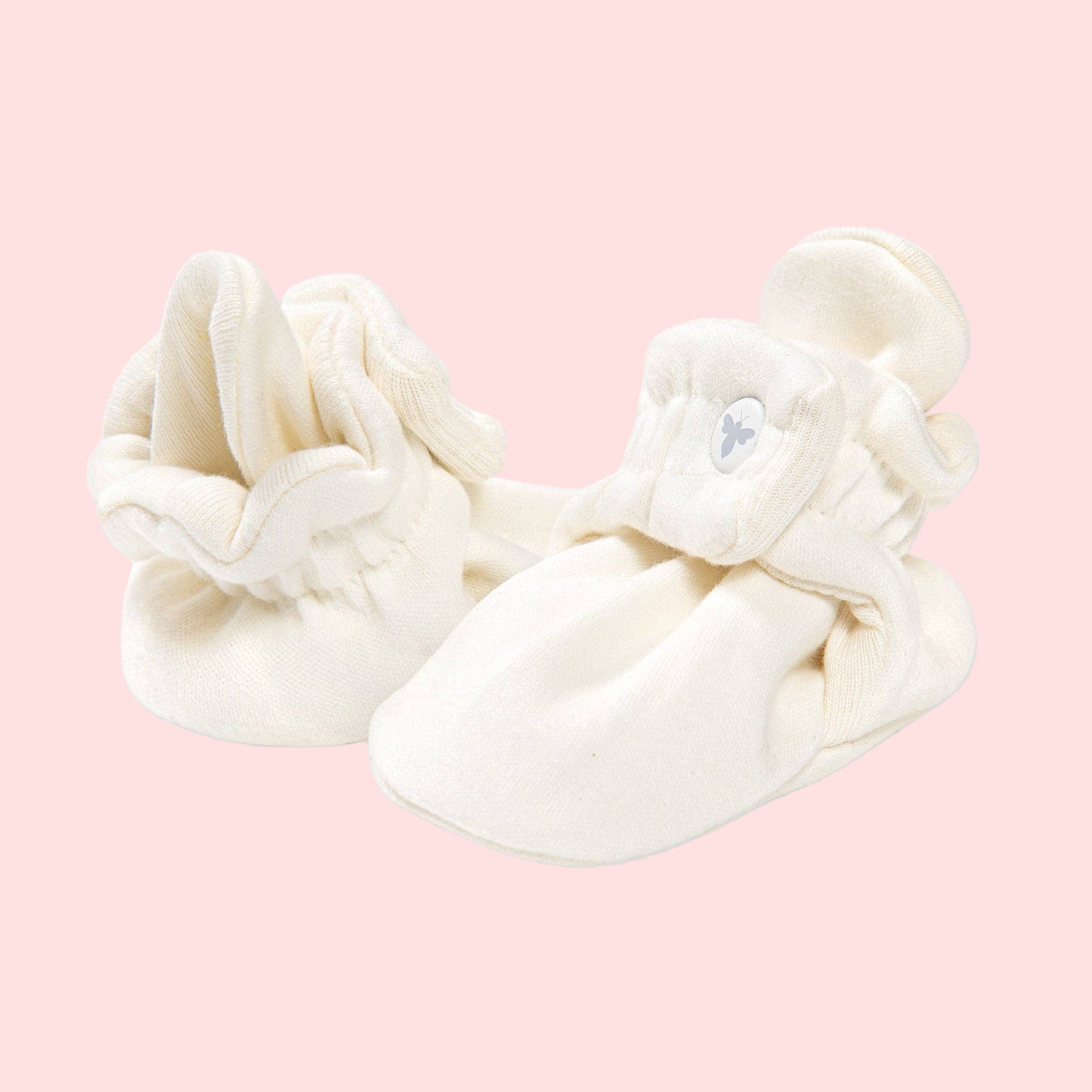 Solid Organic Cotton Baby Booties