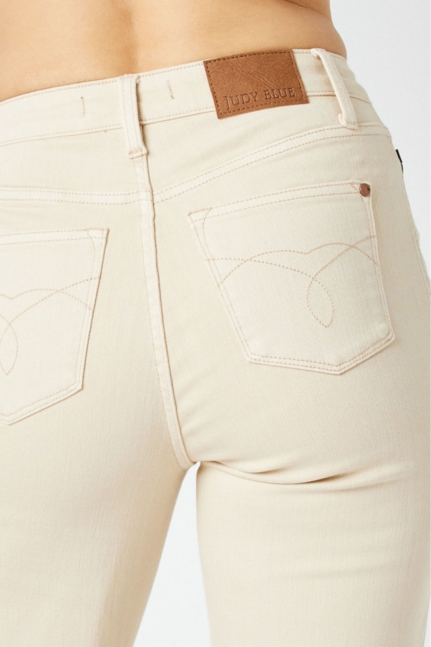 Judy Blue High Waist Crop Wide Leg Jeans