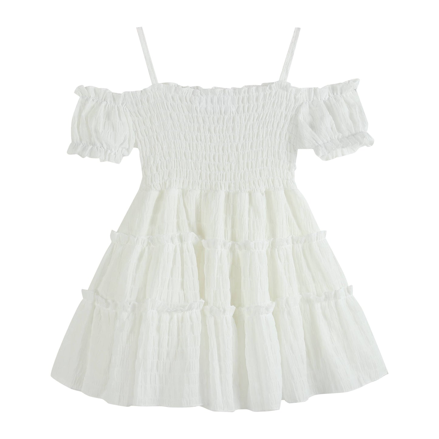 Ruffles - Ruffle Smocked Tiered Sundress
