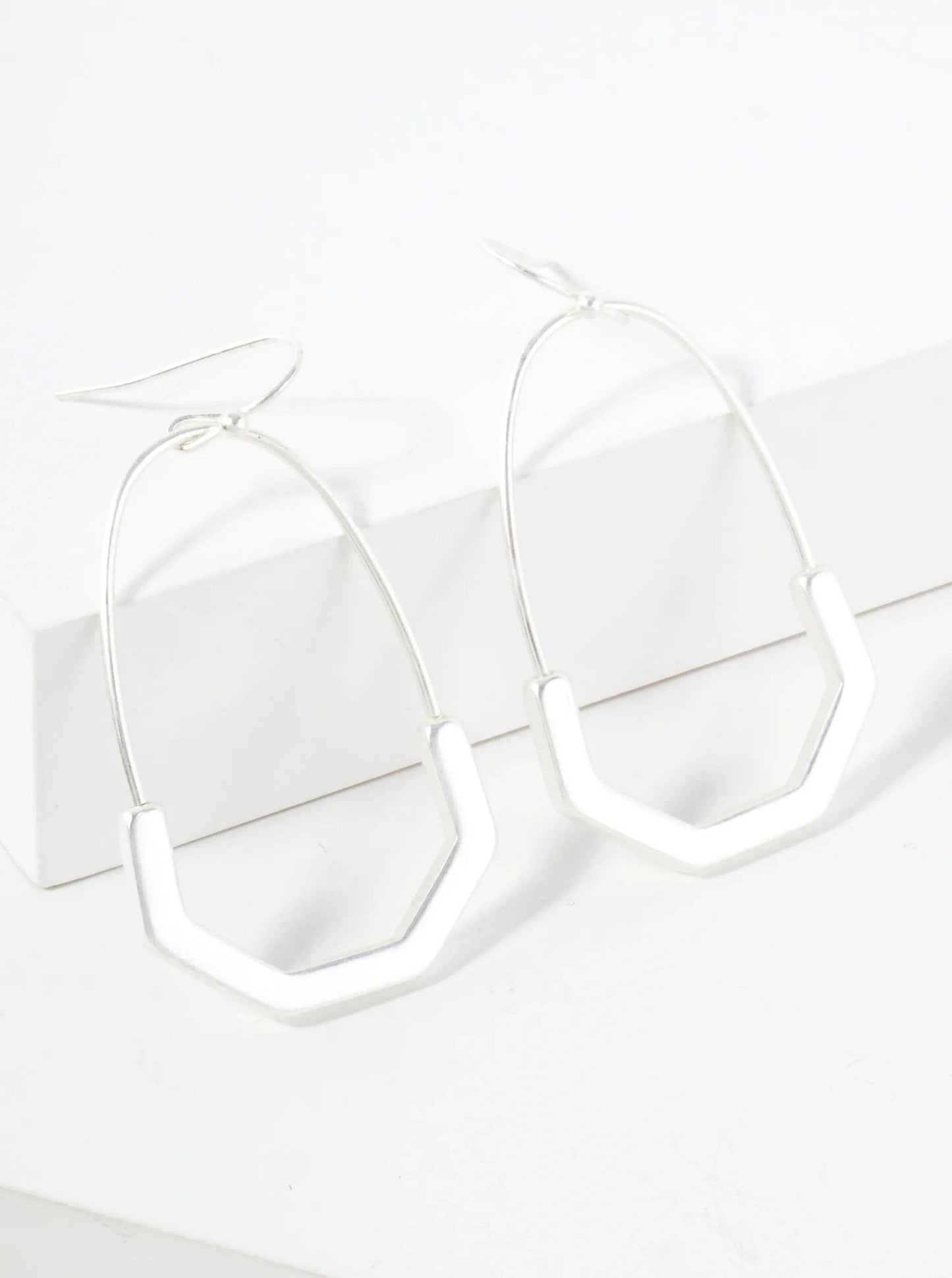 Lightweight Geometric Shape Metal Earrings