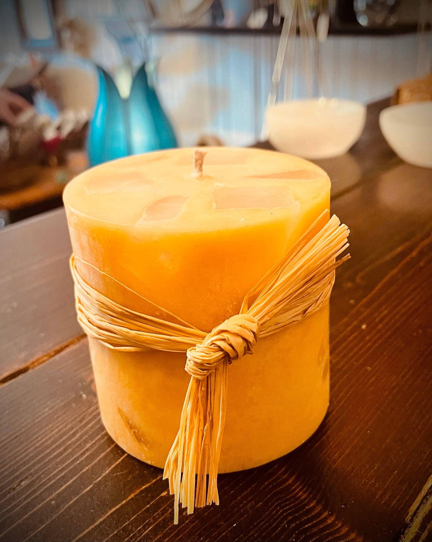Sand Dunes 3x3 pillar candle