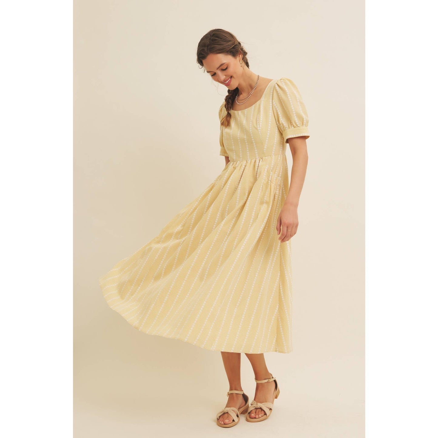 Sunbeam Gingham Dress
