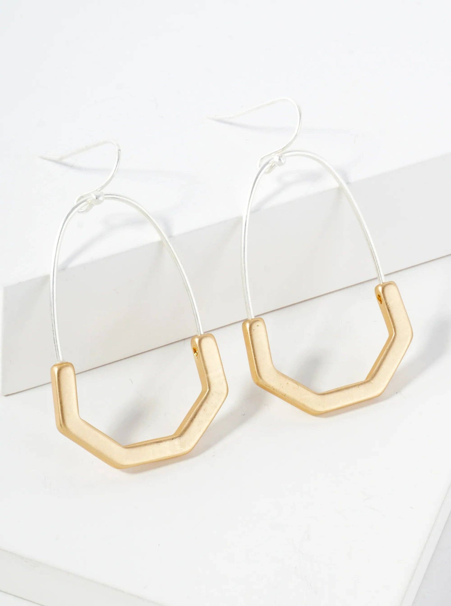 Lightweight Geometric Shape Metal Earrings
