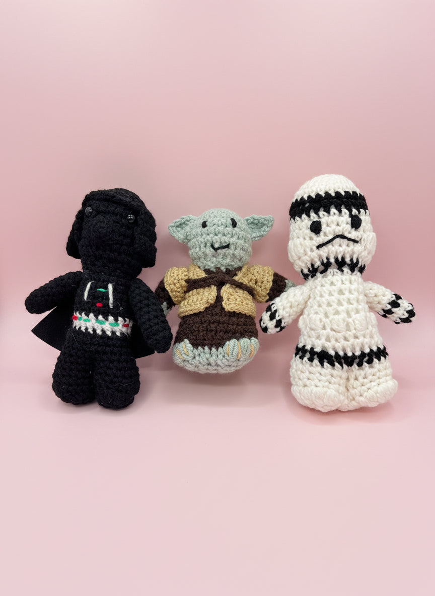 Space Battle Crochet Characters