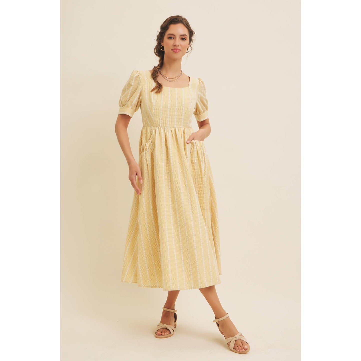Sunbeam Gingham Dress