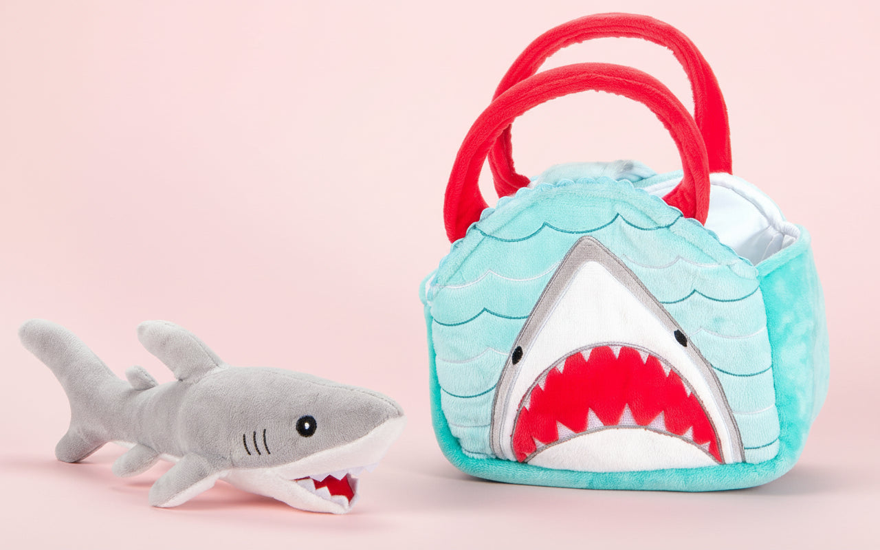 Plush Animal Set with Purse - Shark
