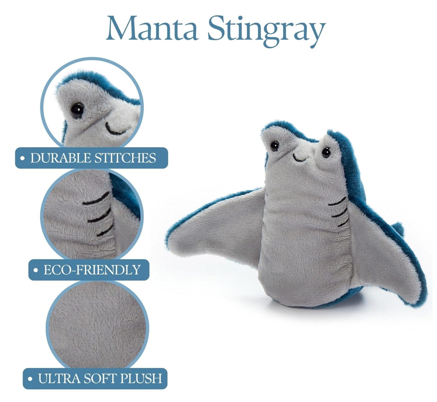 6" (16cm) Nuggetz Manta Ray