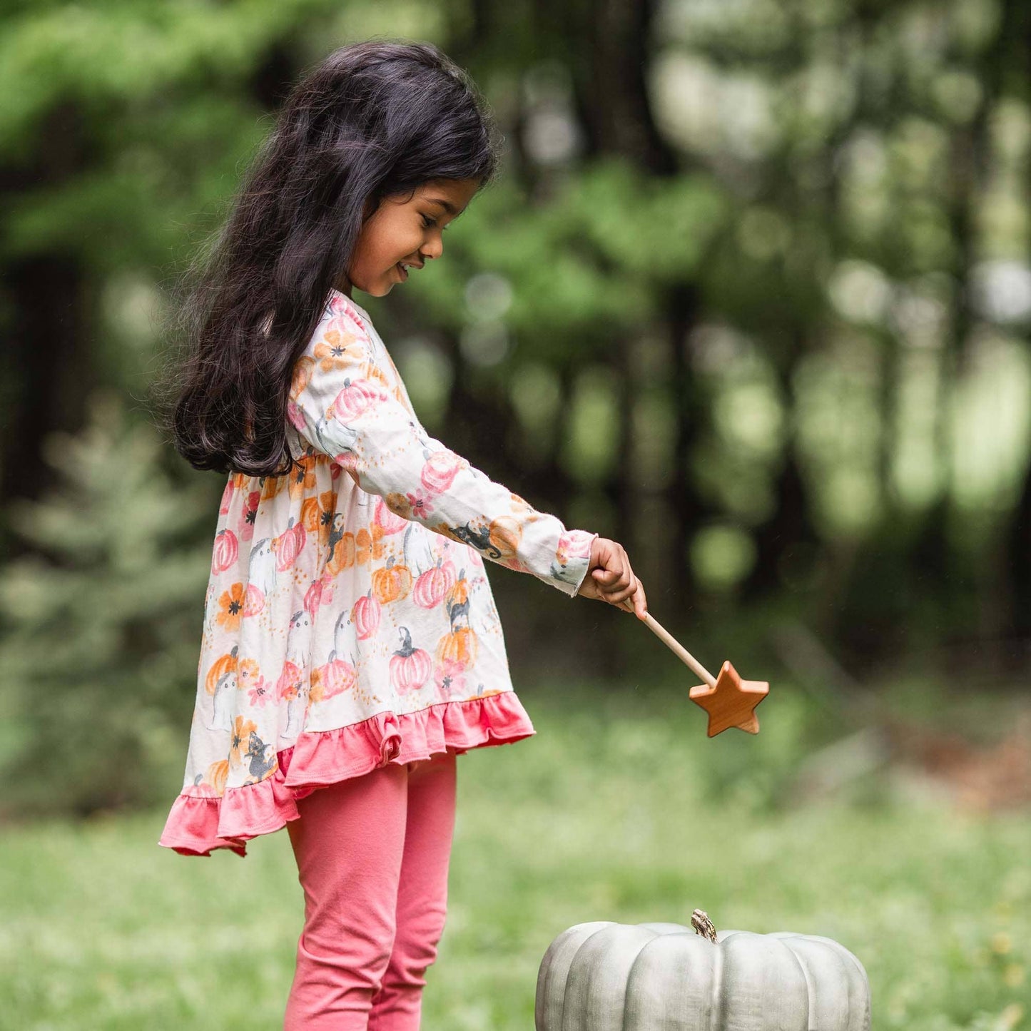 Magical Pumpkin Toddler Tunic Set