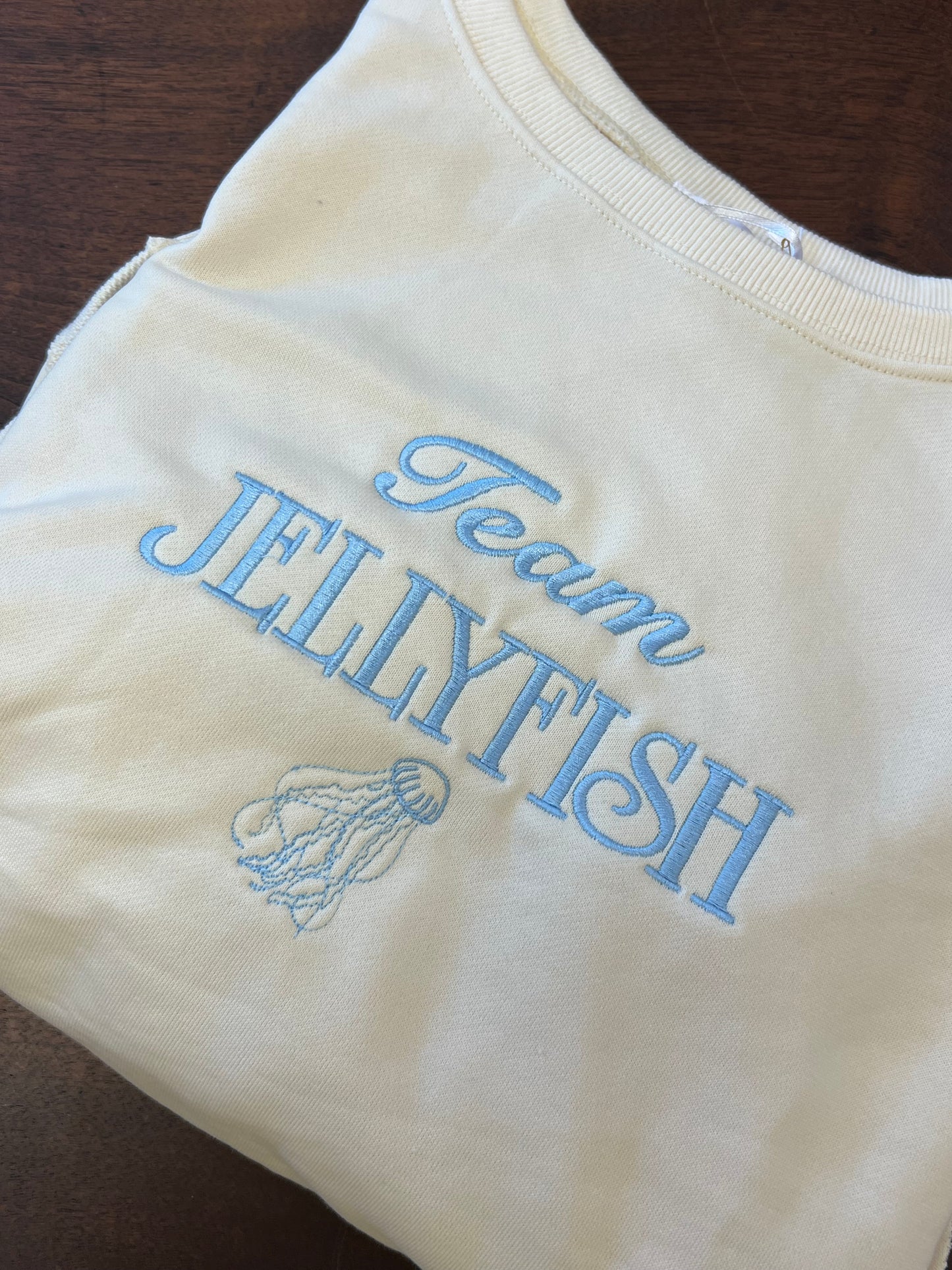 Team Jellyfish Embroidered Sweatshirt