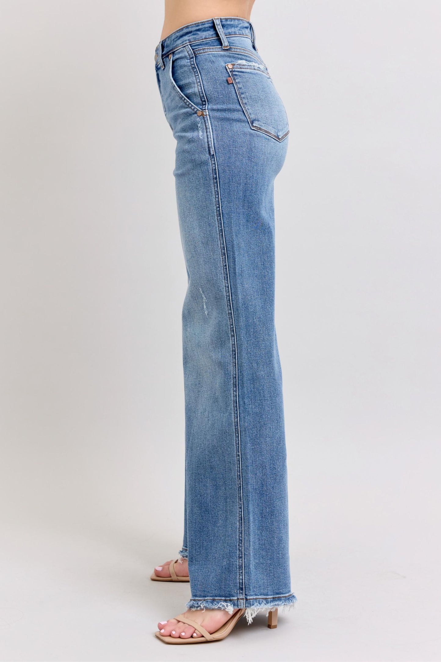 Judy Blue High Waist Retro Wide Fit Jeans