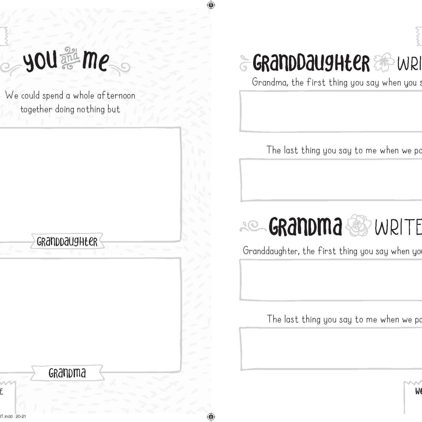 Love, Grandma and Me: Grandmother/Granddaughter Journal