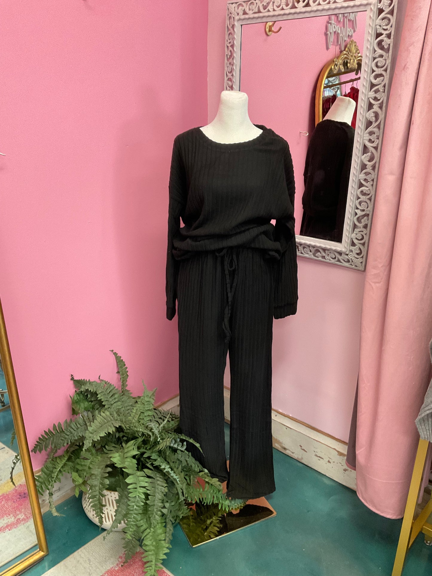 Ribbed Matching Set