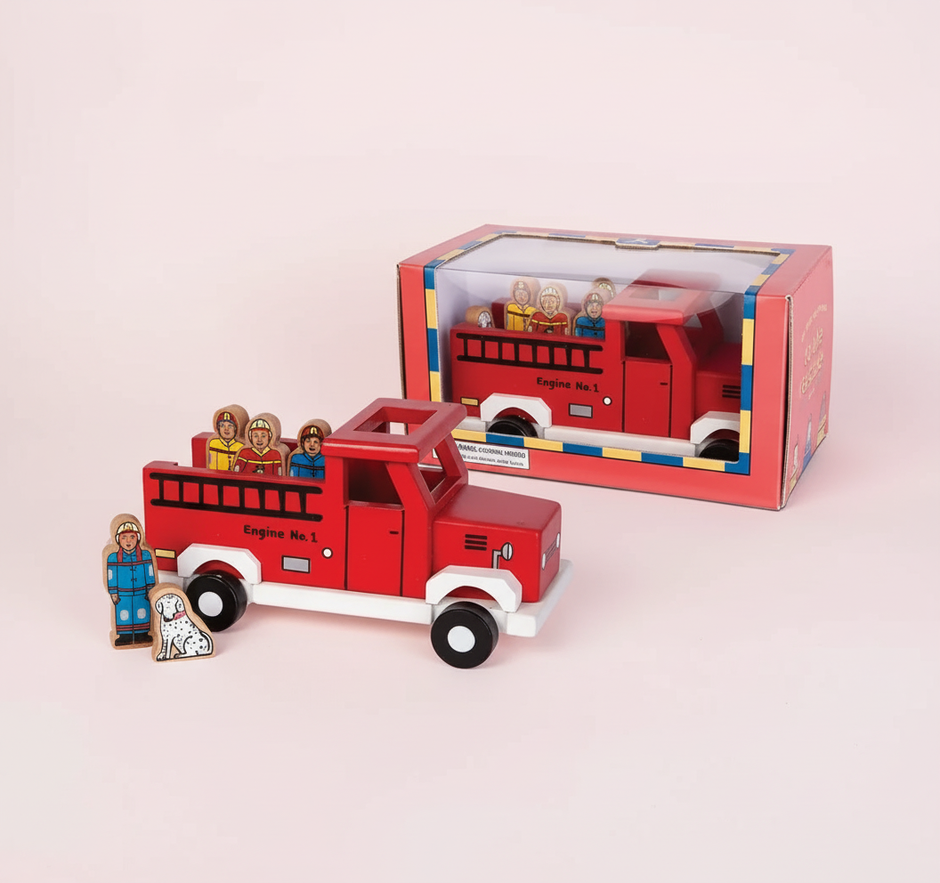 To the Rescue Magnetic Fire Truck Set