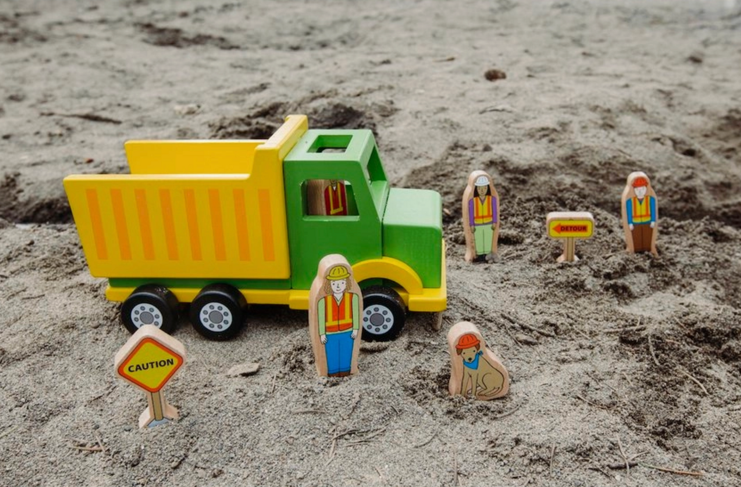 Construction Crew Magnetic Truck