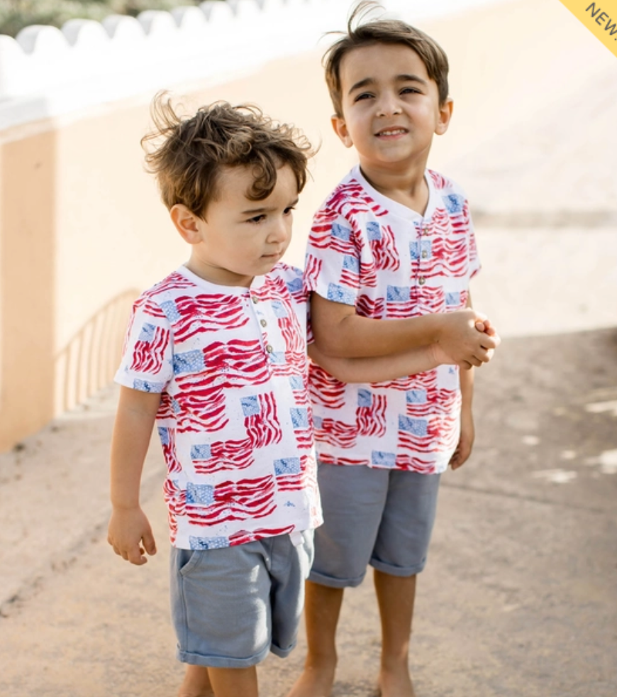 Majestic Flags Toddler Short Set