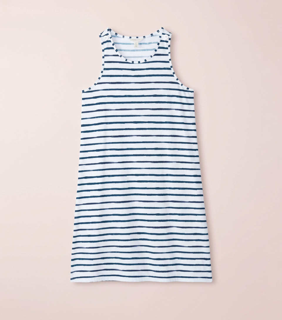 Tank Dress - Watercolor Stripes