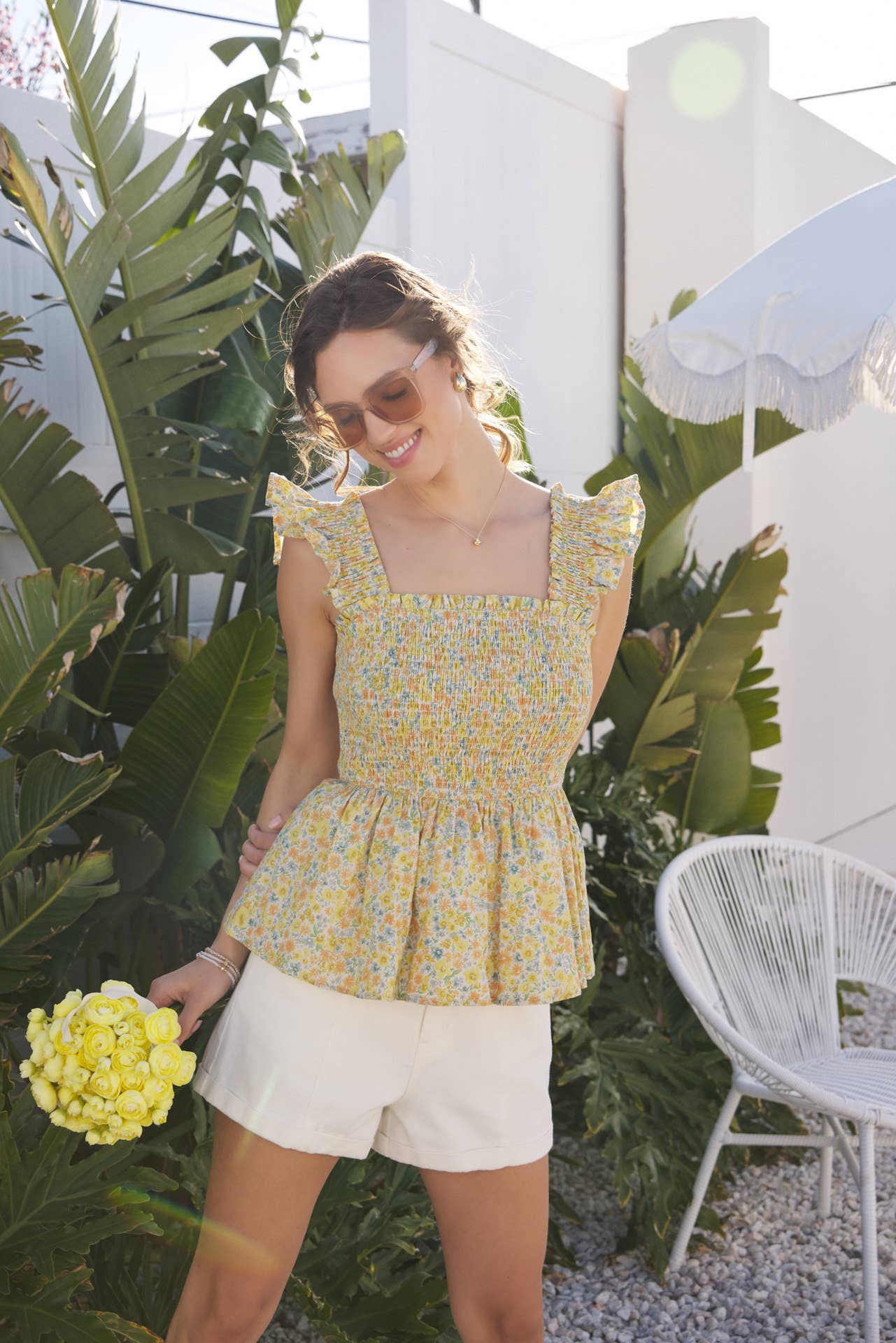 Sunny Side Smock Top