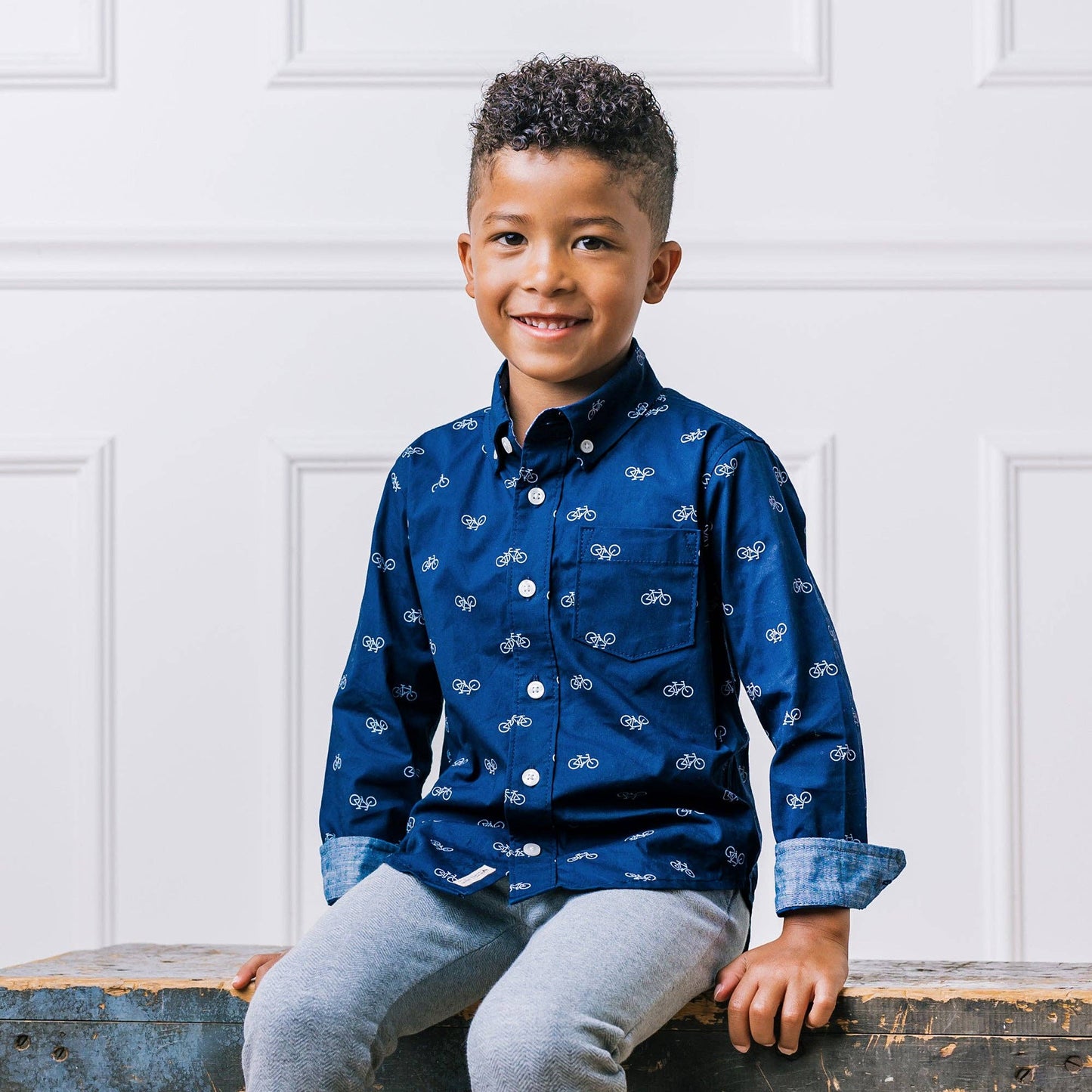 Organic Stretch Poplin Button Down Shirt