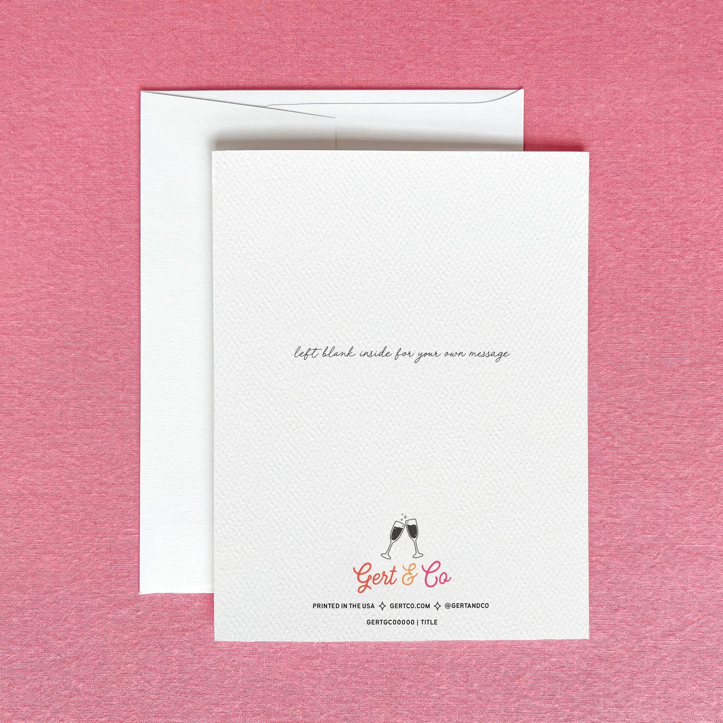 Watercolor Seaside Crest Greeting Card | Coastal Card