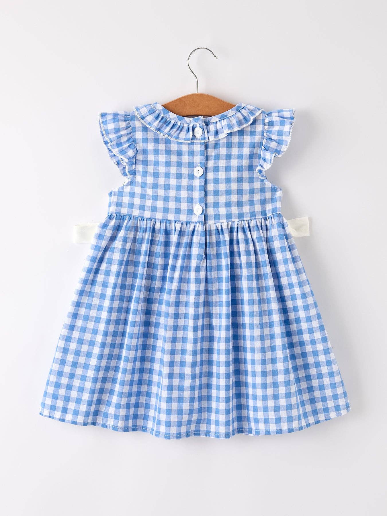Lil’ Punkin Gingham Smocked Dress