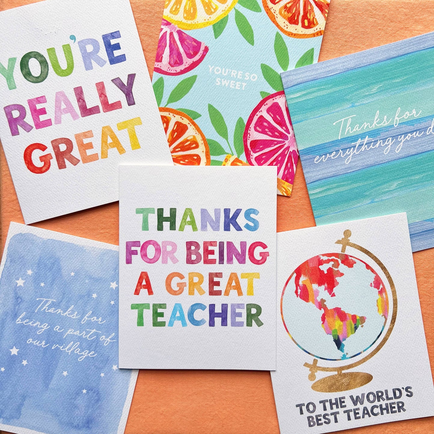 World's Best Teacher Greeting Card | Teacher Appreciation