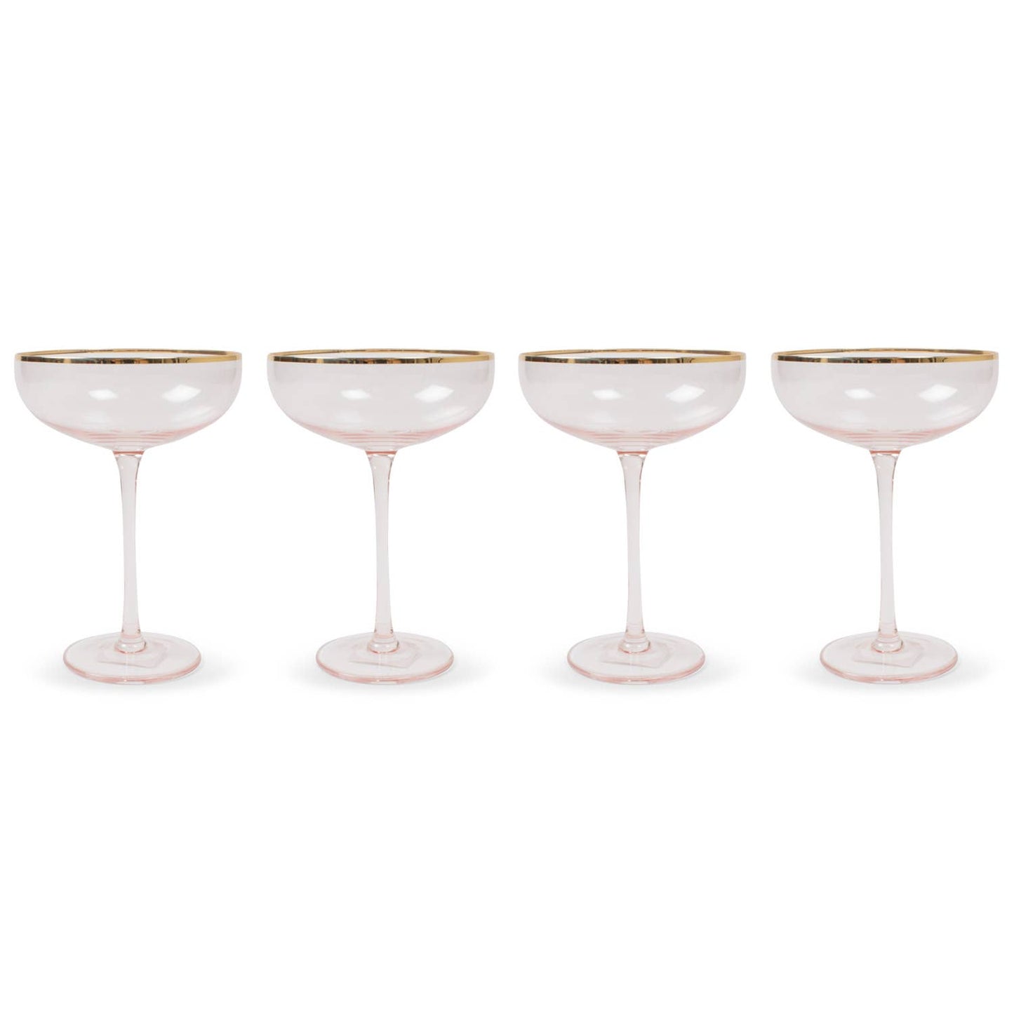 Light Pink Coupe Glass