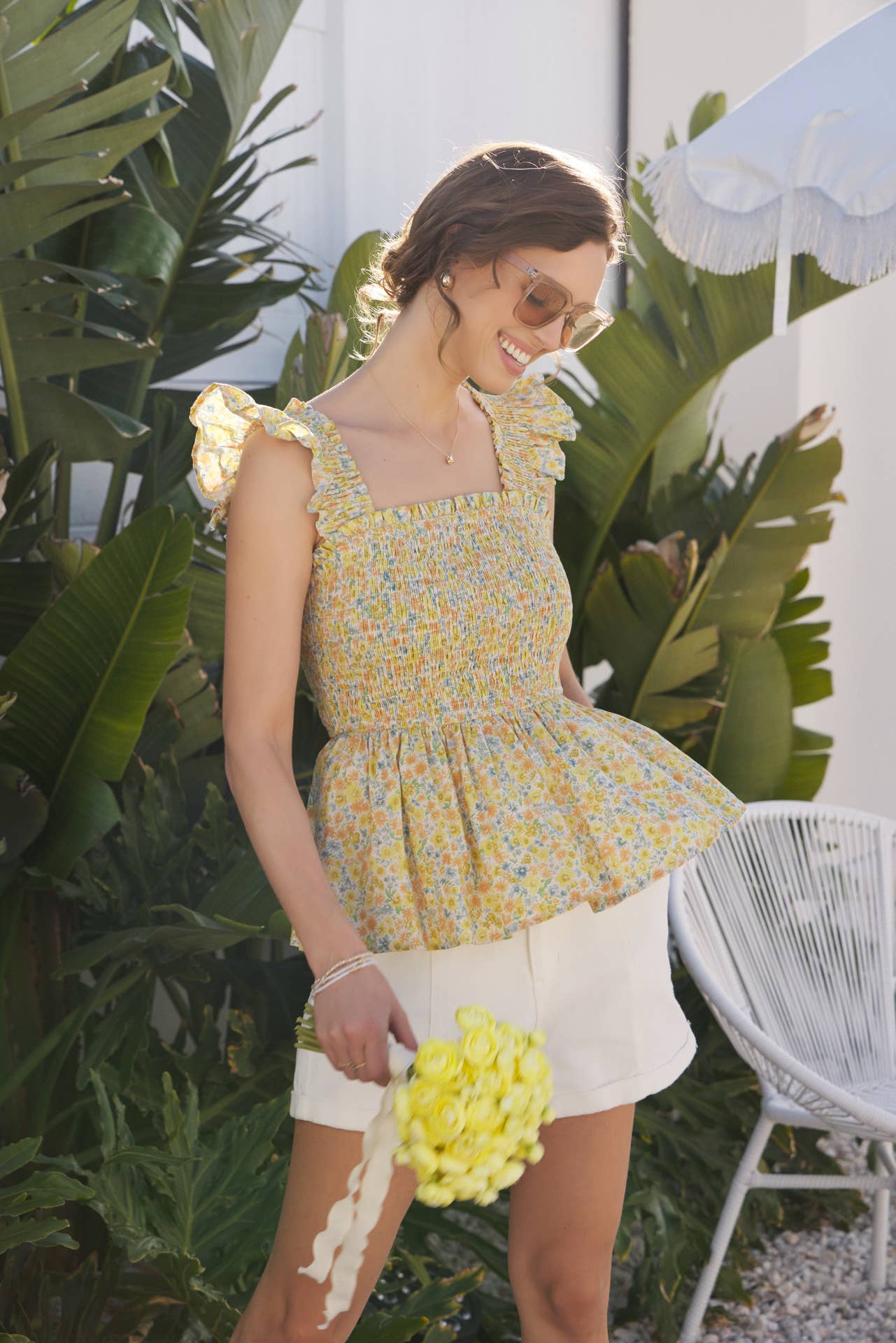 Sunny Side Smock Top