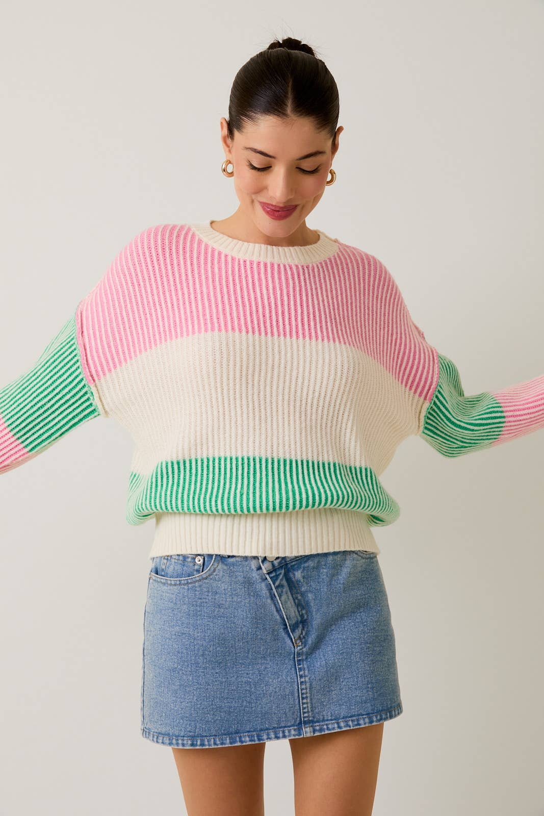 Sweet Stripe Energy Sweater
