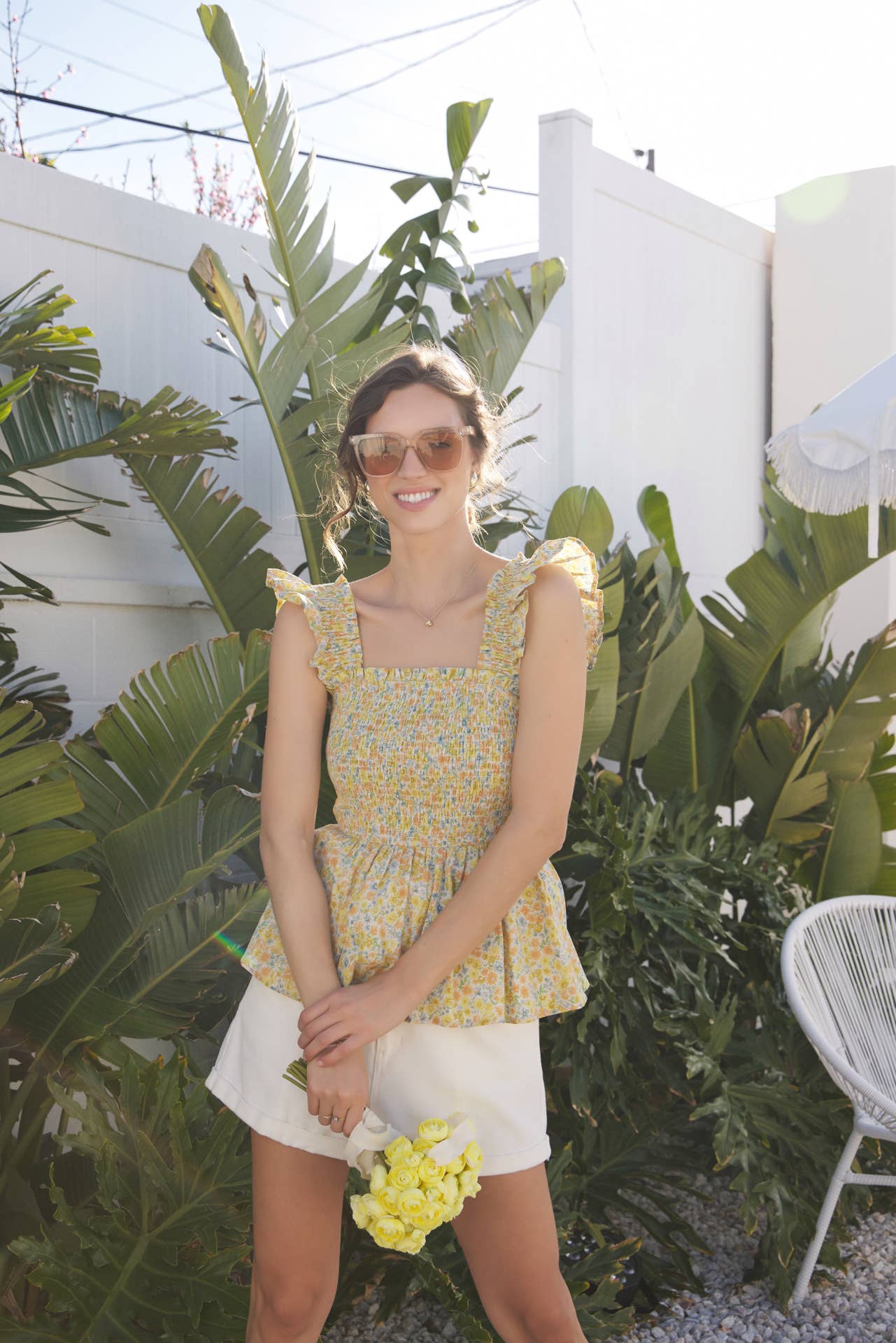 Sunny Side Smock Top