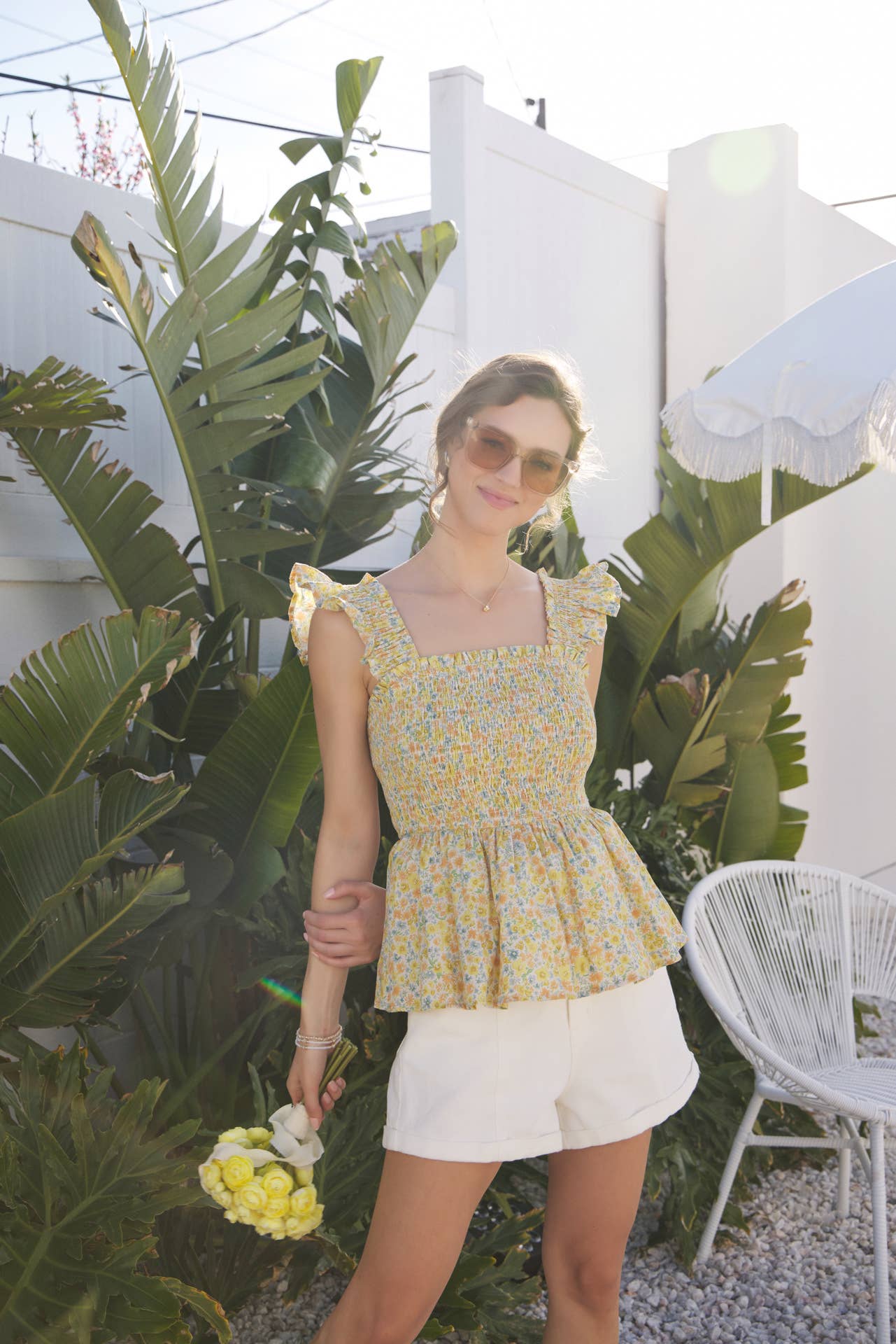 Sunny Side Smock Top