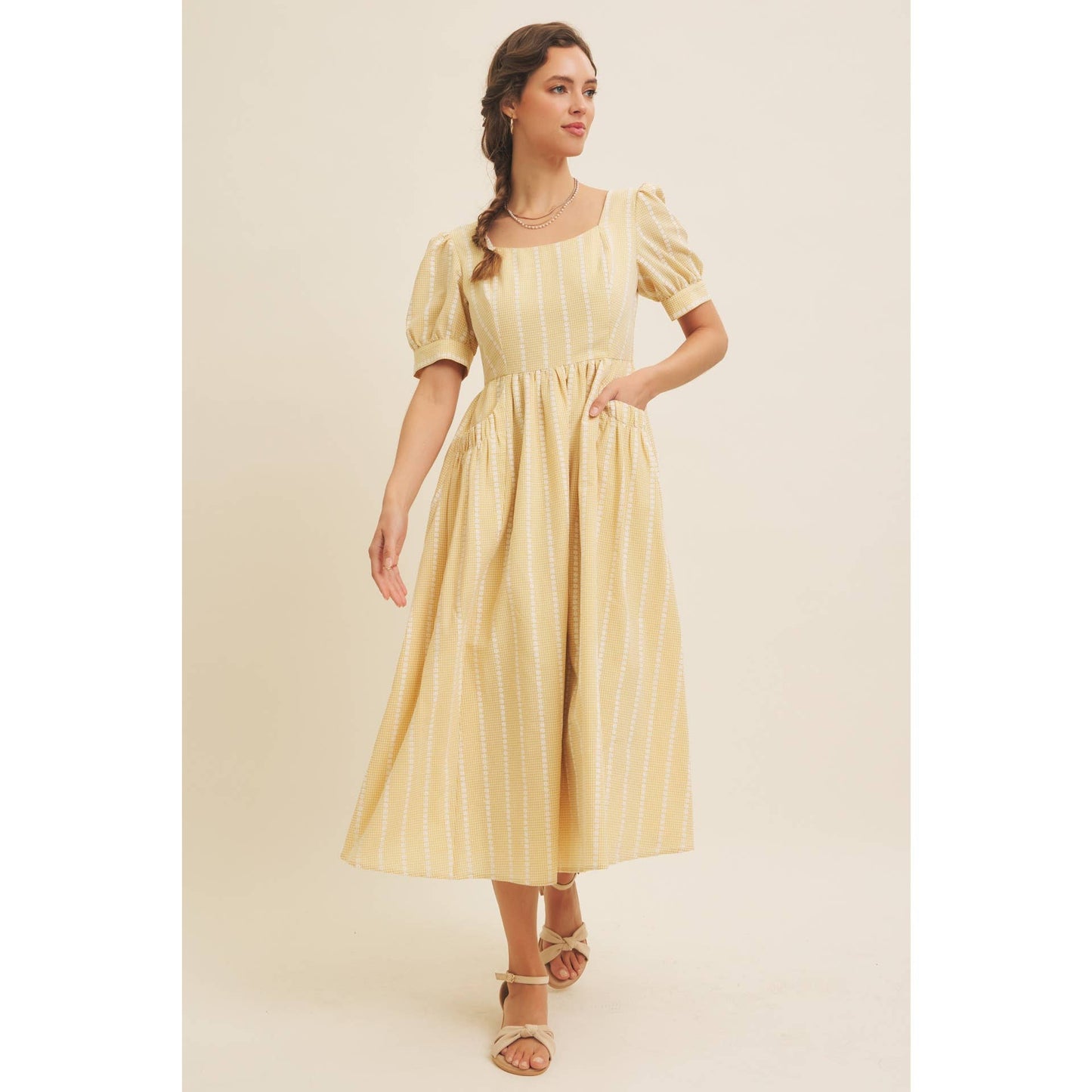 Sunbeam Gingham Dress