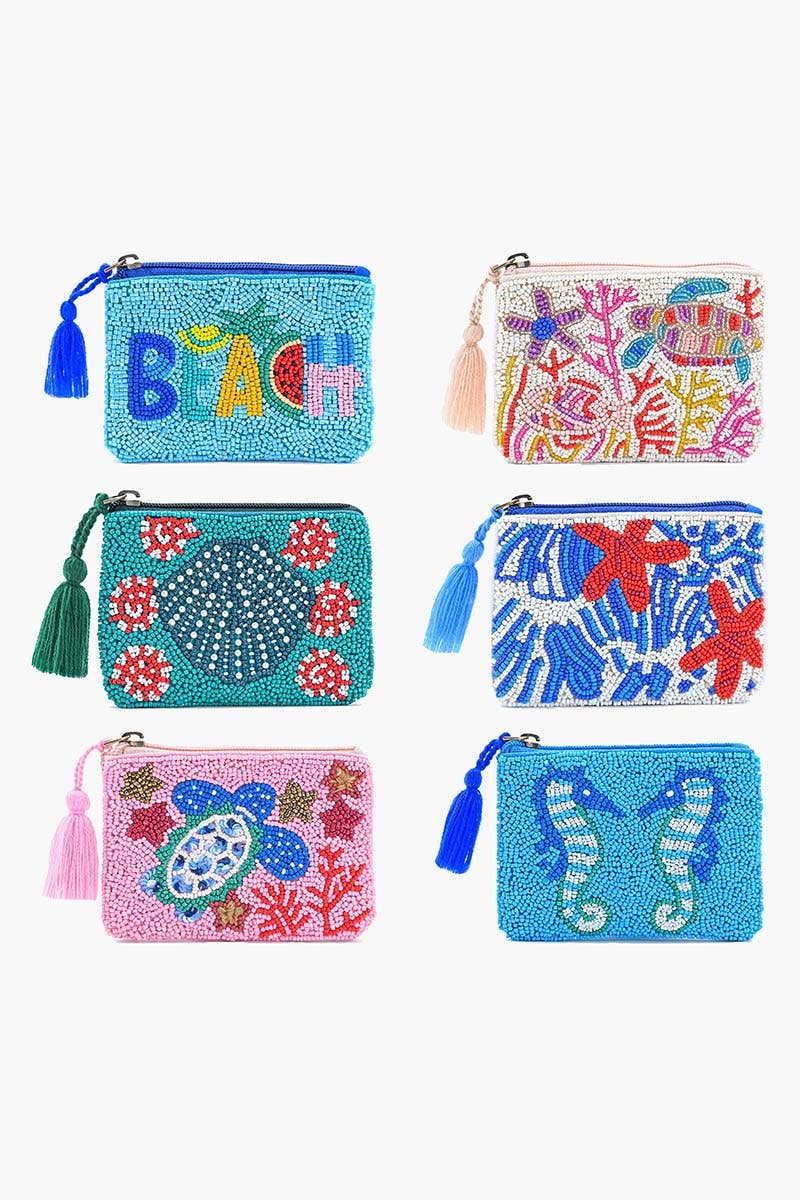 Oceanic Adventure Embellished Mini Pouches