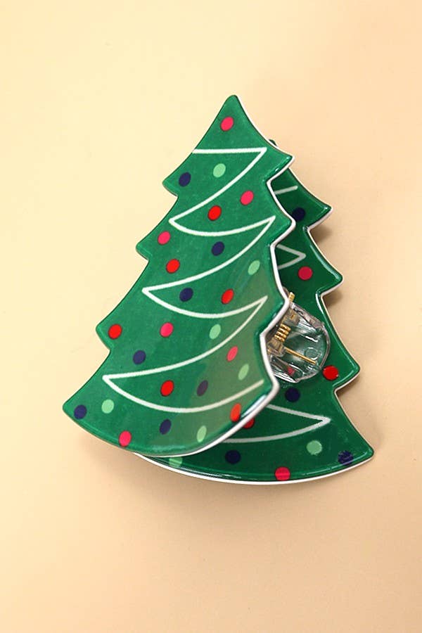 Christmas Claw Clips