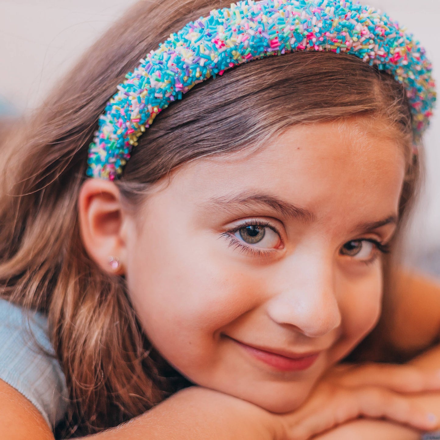 Padded Sprinkles Headband - Confetti Hair Band