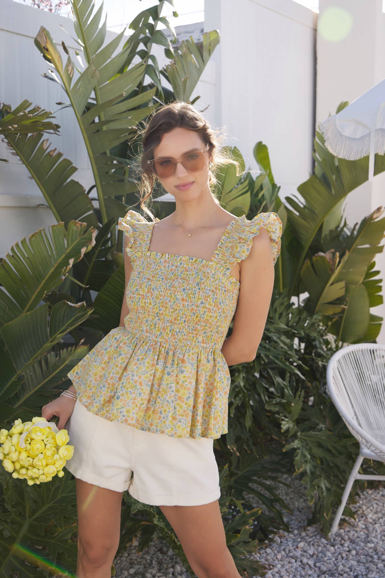 Sunny Side Smock Top