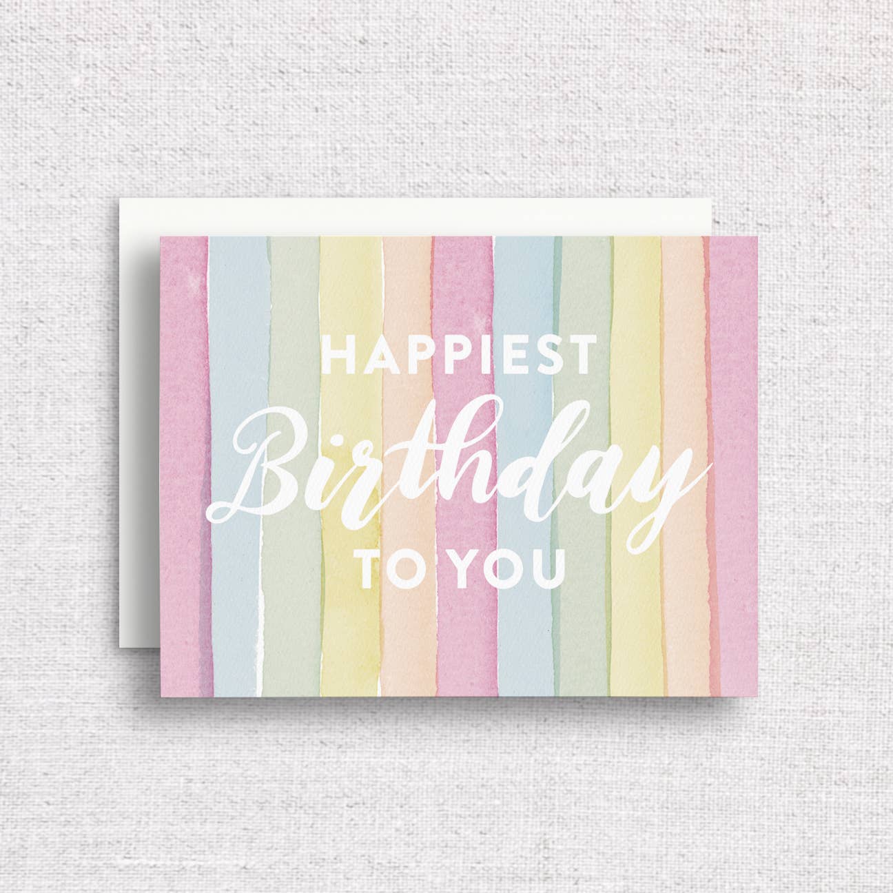 Rainbow Happiest Birthday To You Greeting Card | Birthday