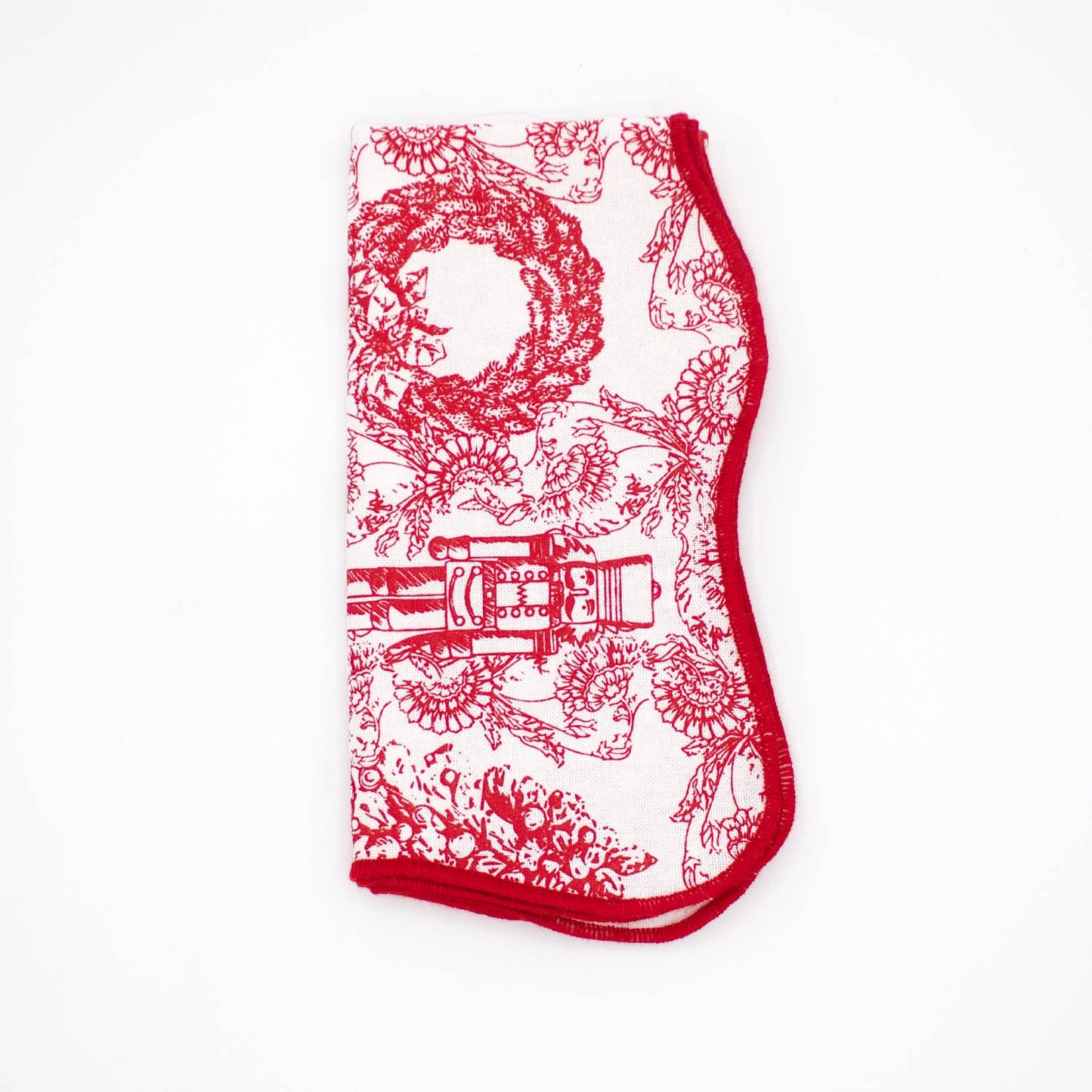 Classic Nutcracker Scalloped Dinner Napkin