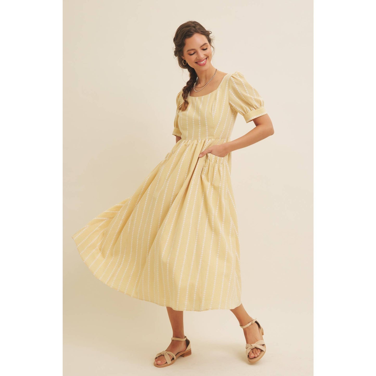Sunbeam Gingham Dress