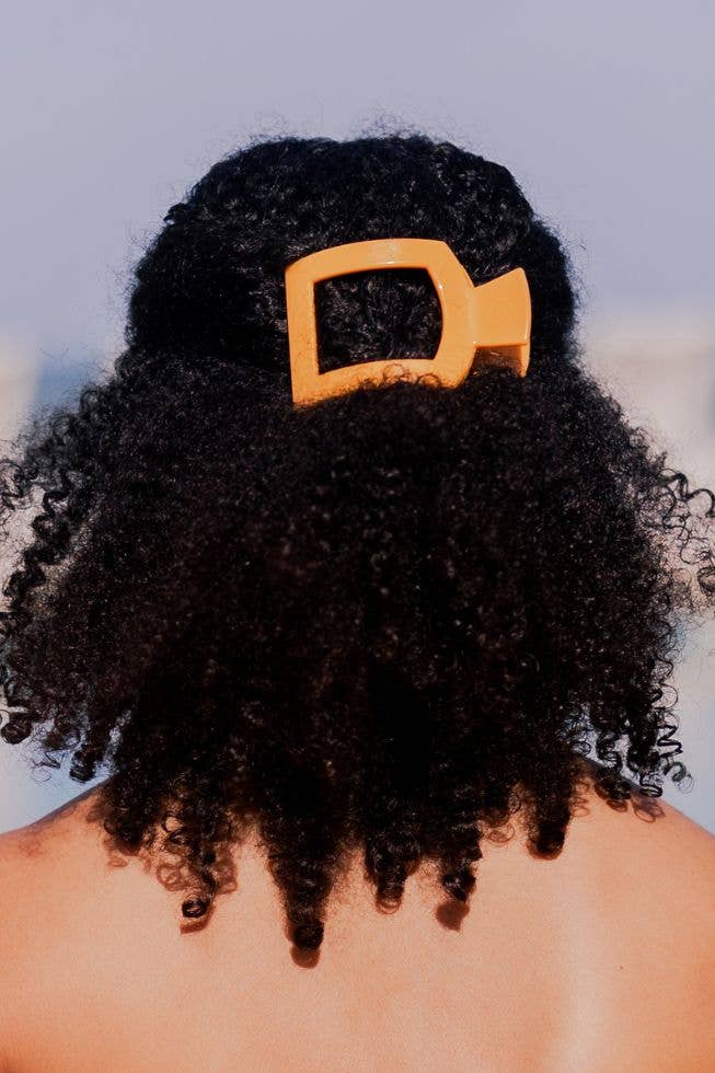 Square Flat Hair Clip | Med. | Mango for it!