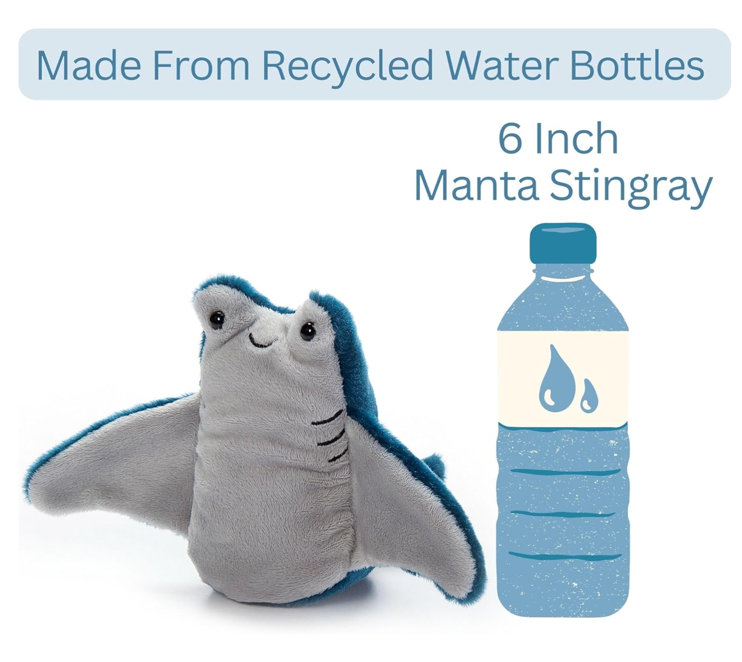 6" (16cm) Nuggetz Manta Ray