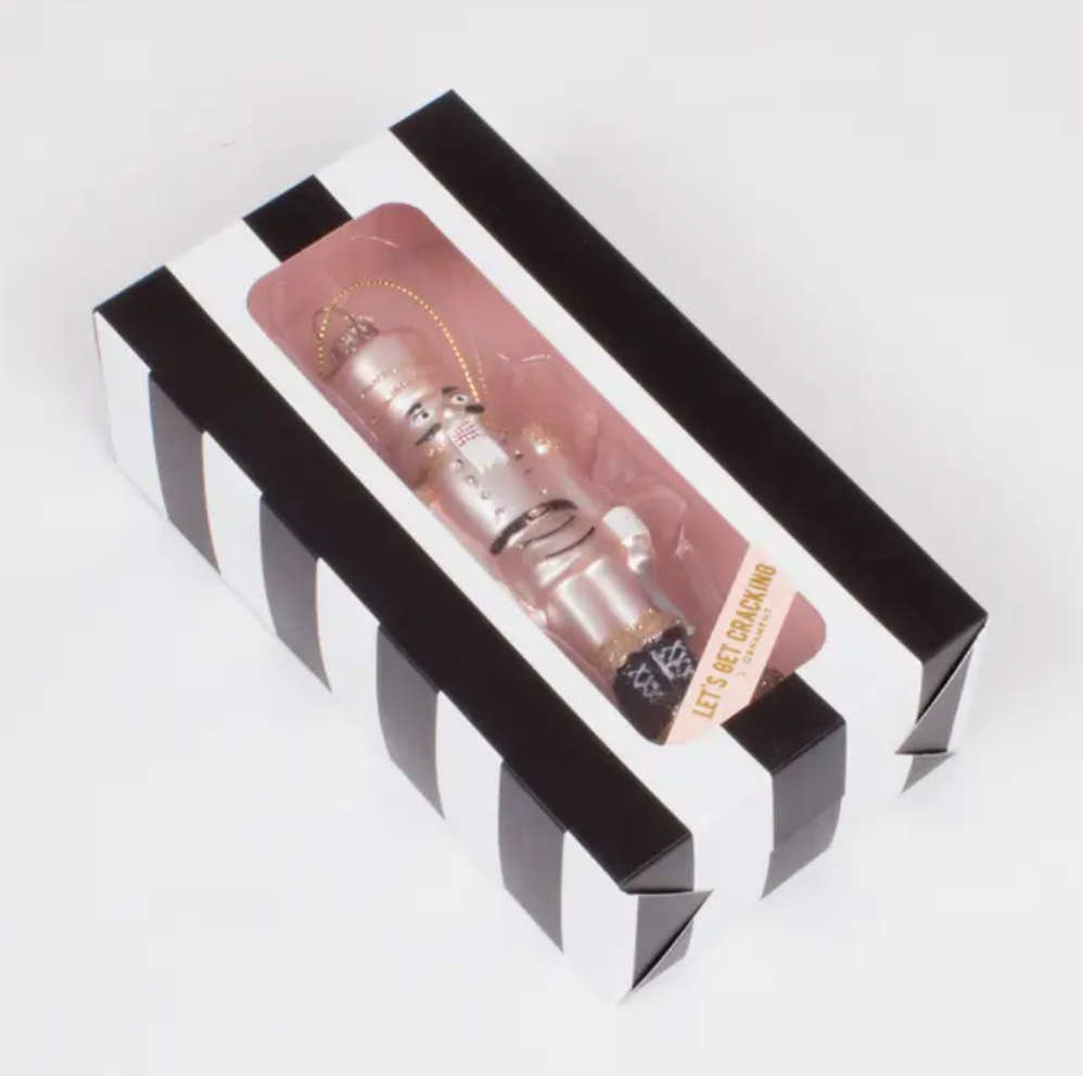 Nutcracker Glass Ornament