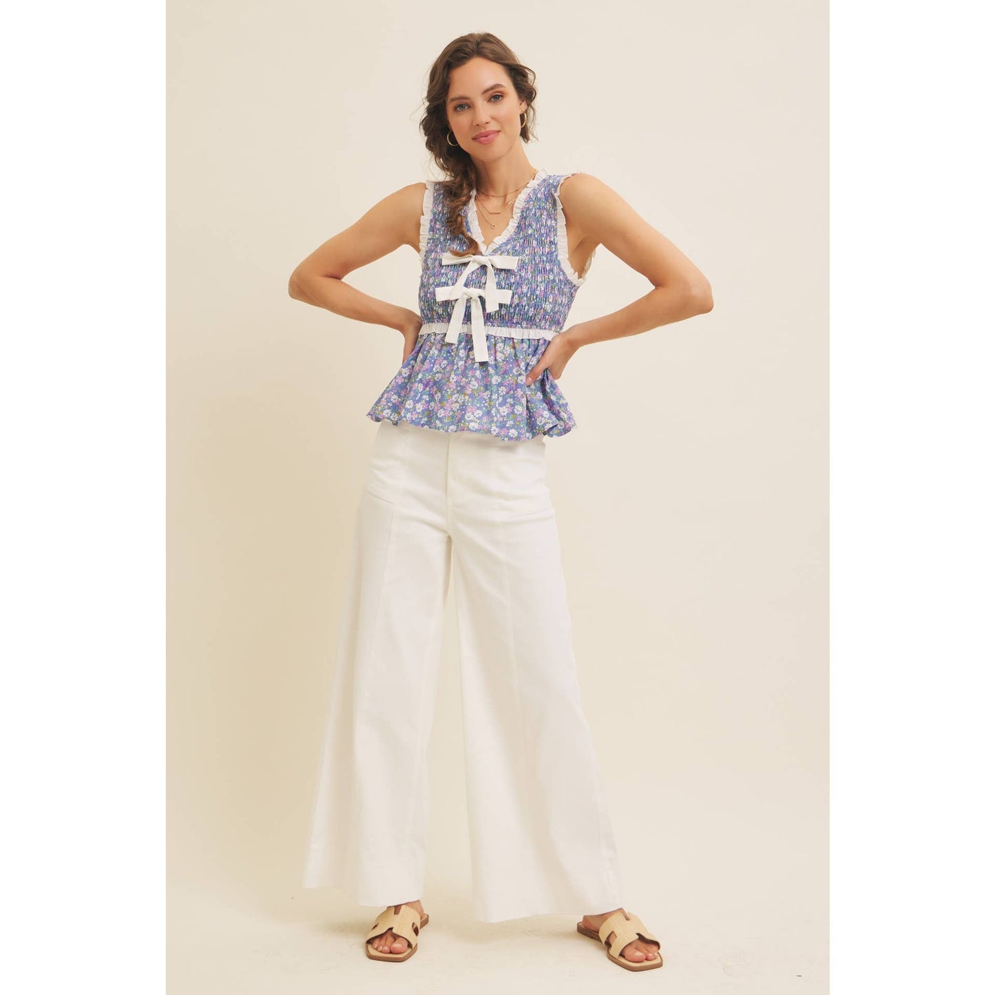 Garden Party Smocked Top